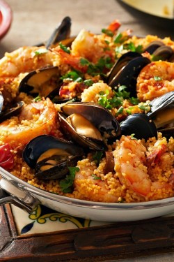 Paella Di Frutti Di Mare