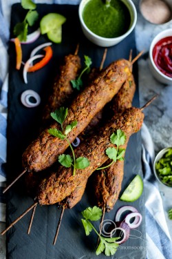 Seekh Kebab Di Verdure