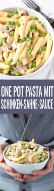 Pasta Schinken-Sahne