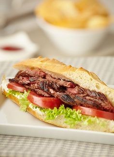 Bocadillo Roast Beef Mostaza