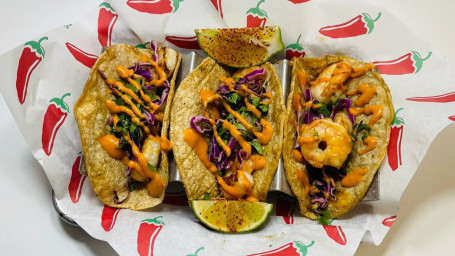 New Siracha Shrimp Tacos