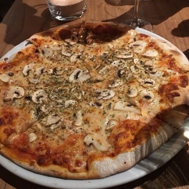 Pizza Frischen Champignons