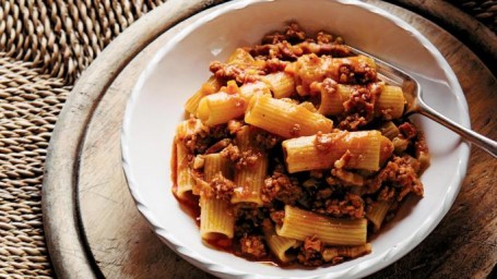 Rigatoni Hackfleischsauce