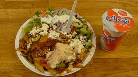 Dönertelle Salat