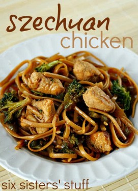 Spaghetti Di Pollo Schezwan