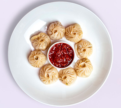 Chicken Steam Momo[8Pieces]