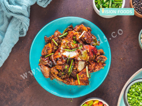 Crispy Chilli Garlic Mushrooms Vegetables