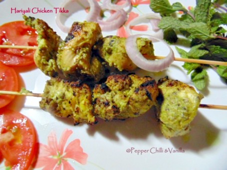 Pollo Hariyali Kebab