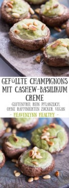 Gefüllte Champignons