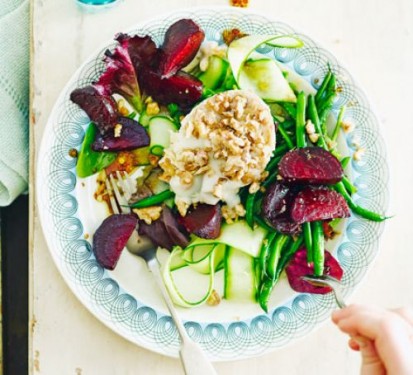 Insalata Di Formaggio Di Capra