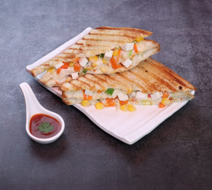 Paneer Cheese Corn Triple Decker Sandwich