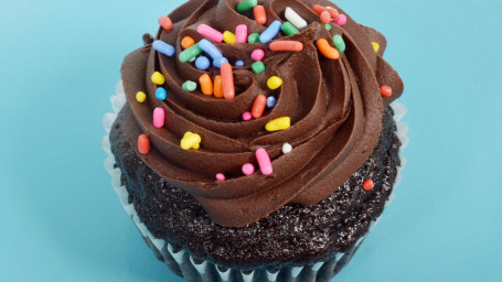 Cupcake Al Cioccolato Con Glassa Di Cioccolato