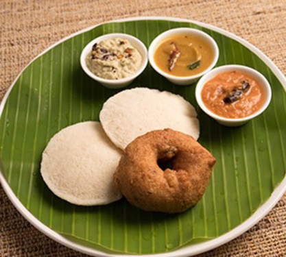 Idly Vada Dahi Vada Combo