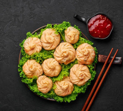 Veg Paneer Momos Steam Fry