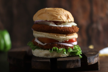 Hamburger Jumbo Di Pollo Speciale Dello Chef