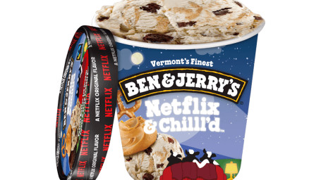 Ice Cream Ben E Jerry's Netflix Chill Pint