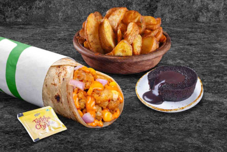 (Per 1 Porzione) Mexicana Salsa Wrap Wedges Choco Lava Meal