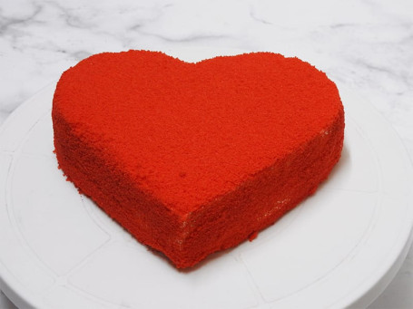 Torta Cuore Velluto Rosso Senza Uova