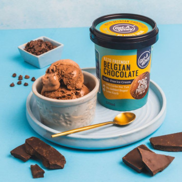 [125 Ml] Keto Belgian Chocolate Ice Cream