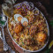 Mutton Egg Dum Biryani