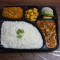 Rice Moong Dal Aloo Fry Fulkopi Aloo Sabji