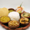 Rice Chingri Malaicurry Mohabhoj Thali