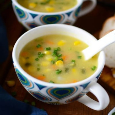 Classic Veg Sweet Corn Soup