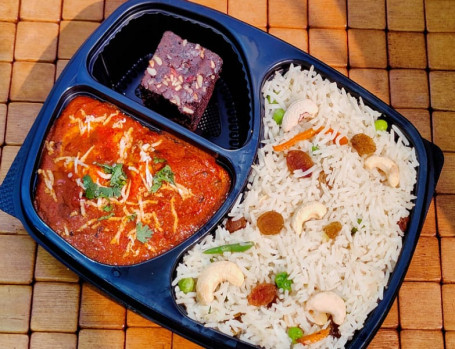 Pulao And Paneer Tikka Masala