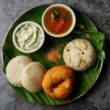 Idli Vada Upma Combo