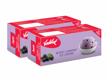 Black Currant Ice Cream (700 Ml Party Pack 1+1)