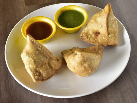 Samosa (2Pic) Sweet&Green Chatni