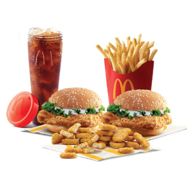 2 Mcspicy Chicken Mcnuggets 20 Pz Patatine Fritte (L) Coca Cola