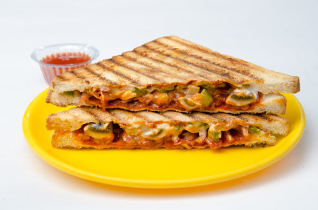 Schezwan Mushroom Grilled Sandwich