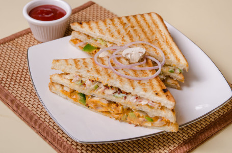 Veg Arabic Grilled Club Sandwich