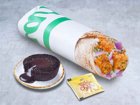 Cheese Melt Paneer Wrap Choco Lava Mini Meal