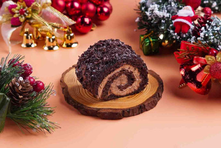 Rotolo Svizzero Al Cioccolato (Tronco Di Natale)