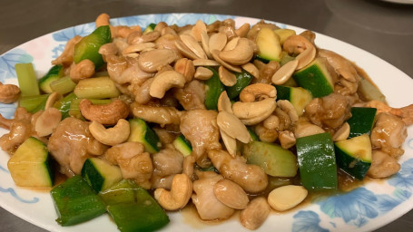 Almond Chicken With Cashew Nuts