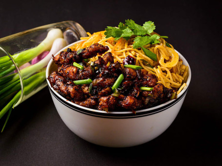 Pepper Chicken Chow Bowl