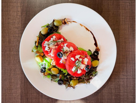 Chilled Watermelon Feta Salad