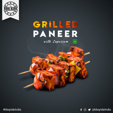 Grilled Paneer With Capsicum (5 Pcs)