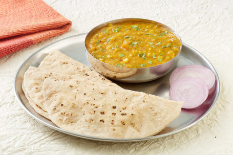 Homestyle Dal Tadka And 3 Rotis