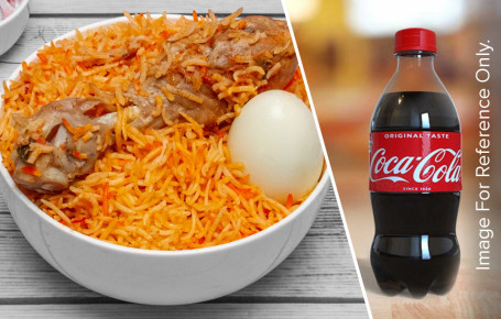 Pollo Biryani Coca Cola