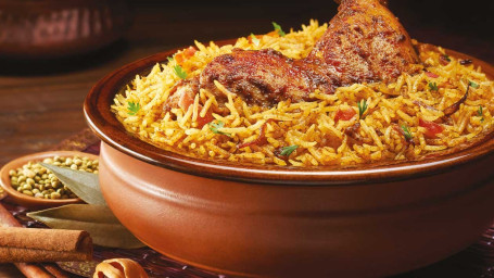 Am Special Chicken Biryani (Half) (Serves With 1 Leg Piece And 1 Chicken 65 Piece)