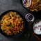 Veg Biryani With Raita, Pickle Papad