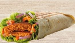 Fiery Grilled Chicken Wrap