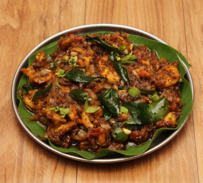 Karuvepillai Pepper Prawns Serves 1