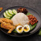 Nasi Lemak With Fried Wings