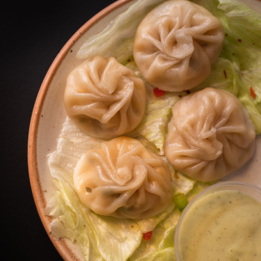 Paneer Tikka Steamed Momos (5 Pcs)