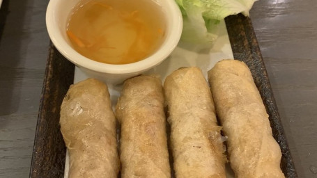 B1. Spring Rolls On Rice Vermicelli