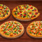 Pasto Per 4: Veg Core Pizza Combo Loaded